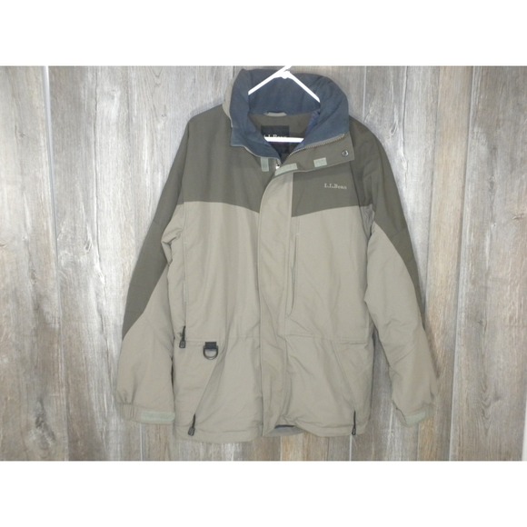 L.L. Bean Other - LL Bean Jacket Mens S‎ Gray Insulated Full Zip Outdoor Chore Barn Gorpcore ORF15